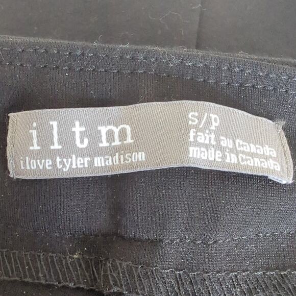 Iltm I Love Tyler Madison Womens Pants Small Black Lagenlook Side Pockets $150 - Picture 4 of 6